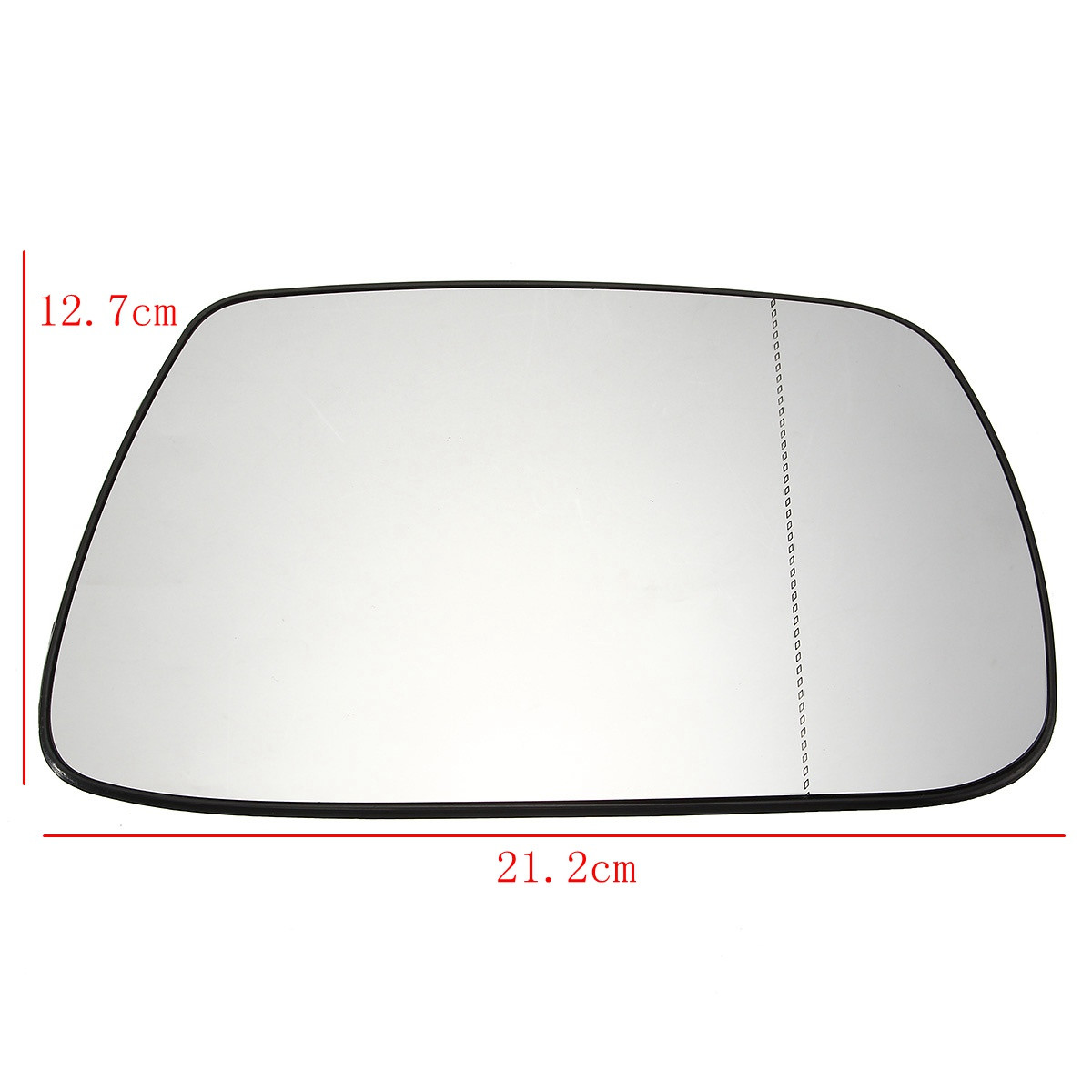 The Wing Mirror Company GP867-RX Heated Driver Side Silver Wing Door Mirror Glass Including Base Plate Rh
